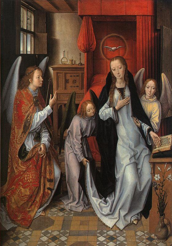 Hans Memling The Annunciation  gggg oil painting picture